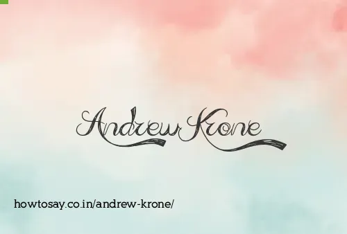 Andrew Krone