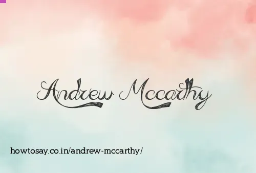 Andrew Mccarthy