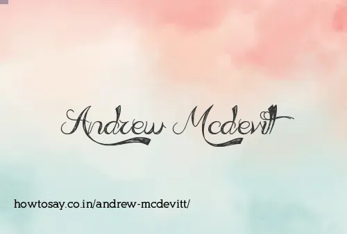 Andrew Mcdevitt