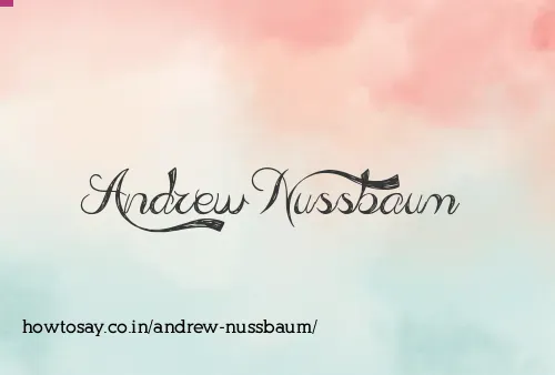 Andrew Nussbaum