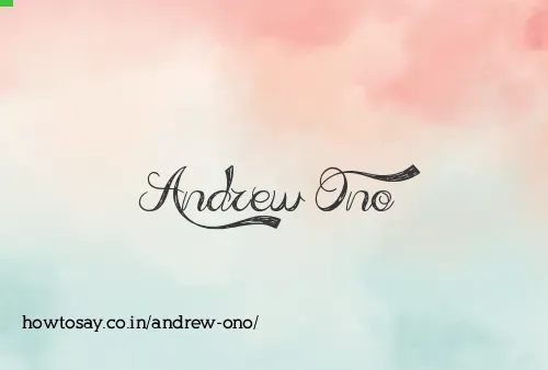 Andrew Ono