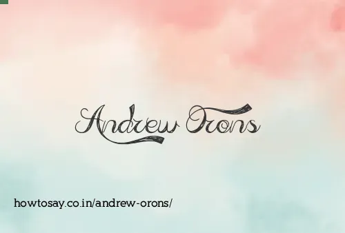 Andrew Orons