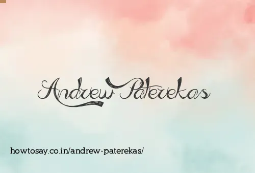 Andrew Paterekas