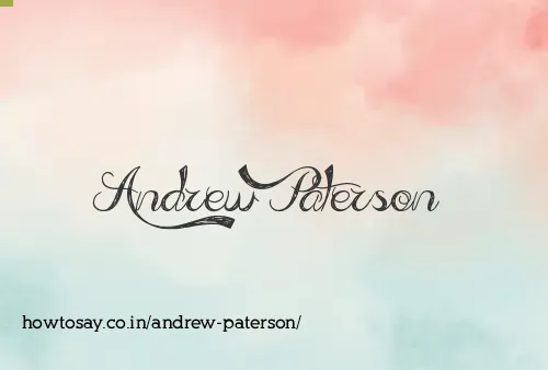 Andrew Paterson