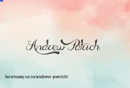 Andrew Patrich