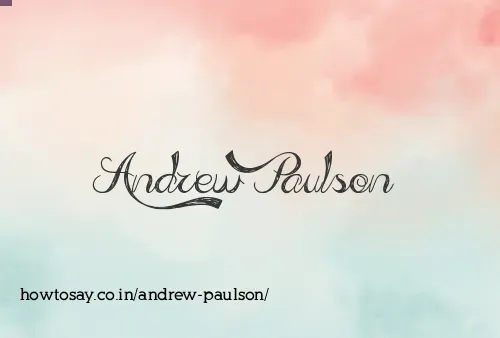 Andrew Paulson