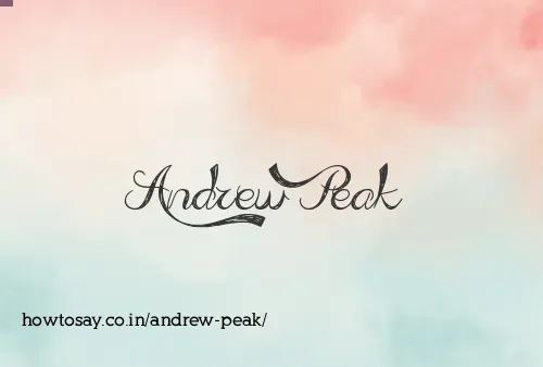 Andrew Peak