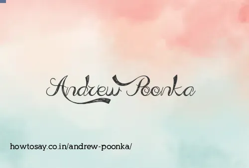 Andrew Poonka