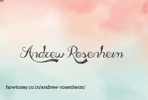 Andrew Rosenheim