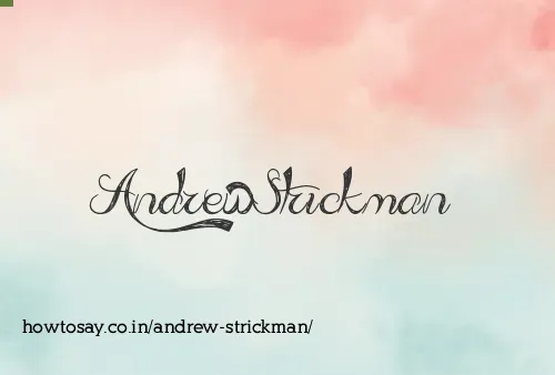 Andrew Strickman