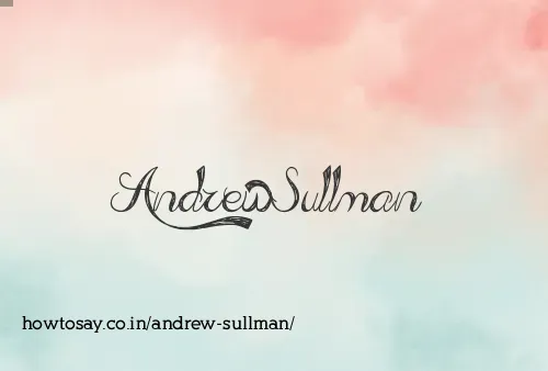 Andrew Sullman