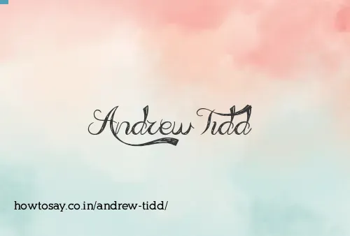 Andrew Tidd