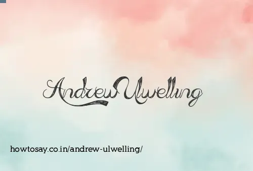 Andrew Ulwelling