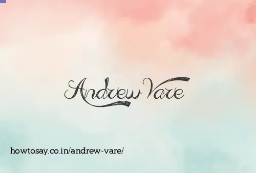 Andrew Vare