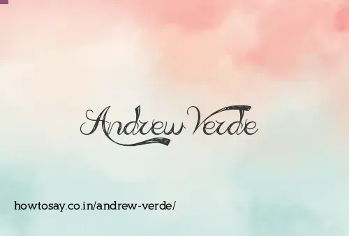 Andrew Verde