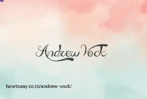 Andrew Vock