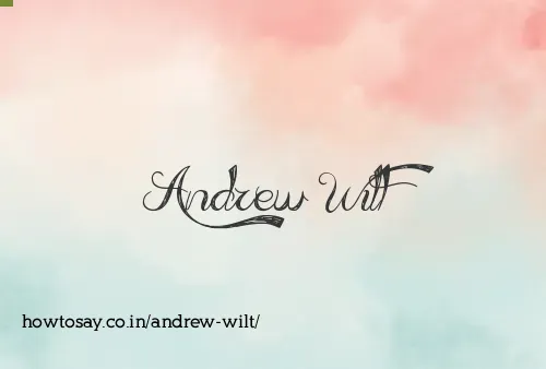 Andrew Wilt