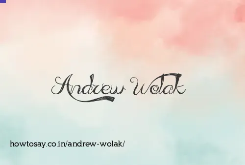 Andrew Wolak