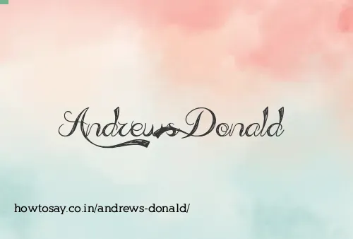 Andrews Donald