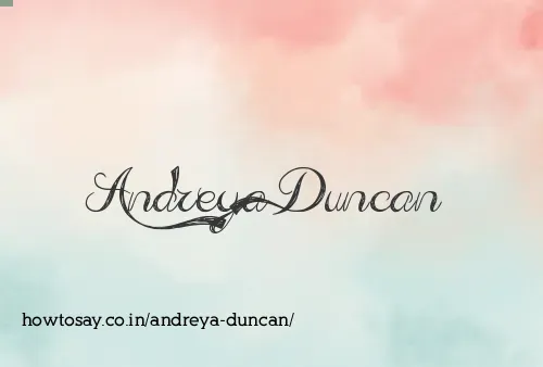 Andreya Duncan