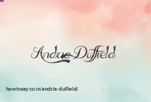 Andria Duffield