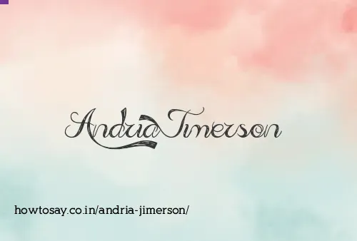Andria Jimerson