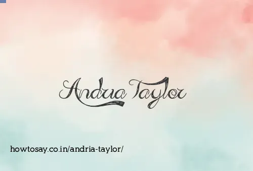 Andria Taylor