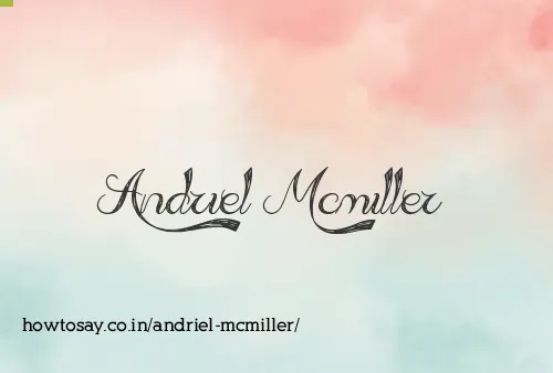 Andriel Mcmiller