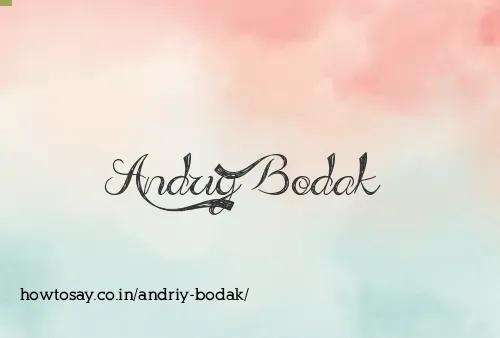 Andriy Bodak
