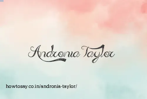 Andronia Taylor