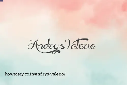 Andrys Valerio
