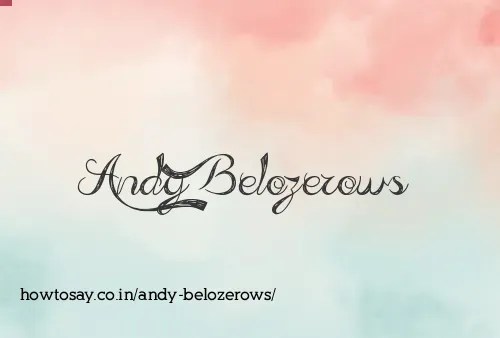 Andy Belozerows