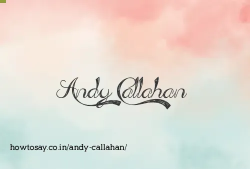 Andy Callahan