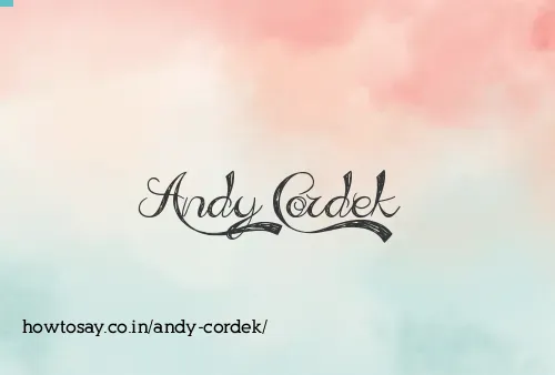 Andy Cordek