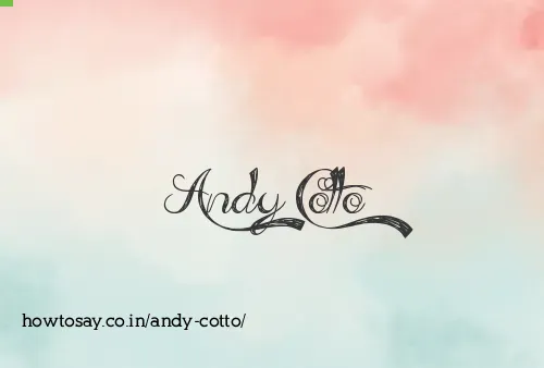 Andy Cotto