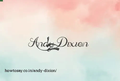 Andy Dixion
