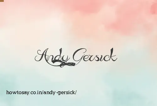 Andy Gersick