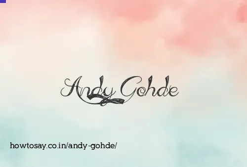 Andy Gohde