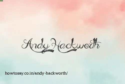 Andy Hackworth