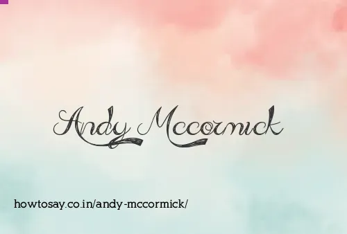 Andy Mccormick