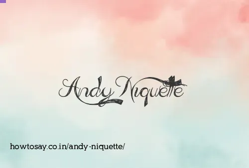Andy Niquette