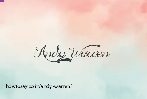Andy Warren