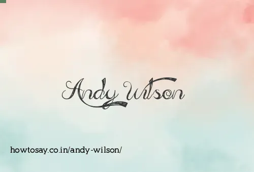 Andy Wilson