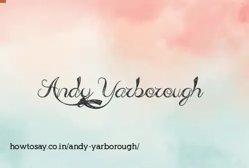 Andy Yarborough