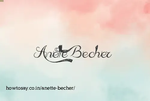 Anette Becher