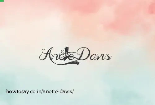 Anette Davis