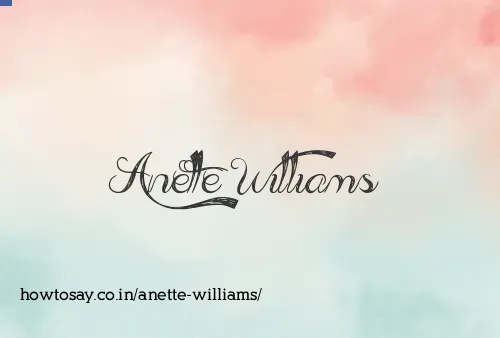 Anette Williams