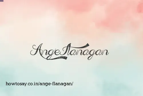 Ange Flanagan