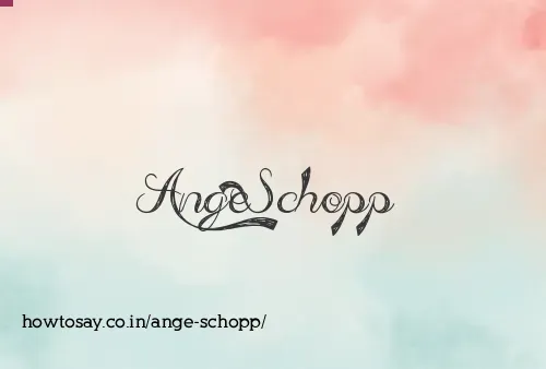 Ange Schopp