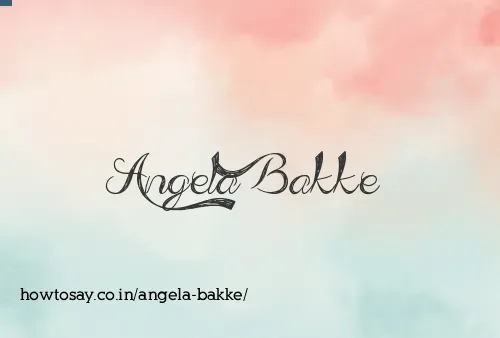 Angela Bakke